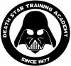 Star Wars Death Star Training Academy Darth Vader Sci Fi Car or Truck Window Decal