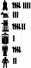 Doctor Who Keeping Count Sci Fi Car Truck Window Wall Laptop Decal Sticker