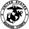 United States Marine Corps Seal Military car-window-decals-stickers