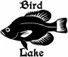 Bird Lake Crappy Fishing Hunting And Fishing Car Truck Window Wall Laptop Decal Sticker