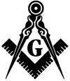 Masonic Square and Compass Other car-window-decals-stickers