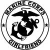 Marine Corps Girlfriend Seal Military Car Truck Window Wall Laptop Decal Sticker