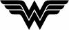 Wonder Woman Symbol Logo Sci Fi car-window-decals-stickers
