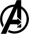 Avengers Symbol Logo Sci Fi car-window-decals-stickers