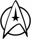 Star Trek Starfleet Symbol Logo Sci Fi Car Truck Window Wall Laptop Decal Sticker