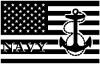 US American Flag US Navy Military Car Truck Window Wall Laptop Decal Sticker