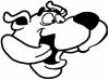 Scooby Doo Tongue Wagging Cartoons Car or Truck Window Decal