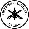 US Army Air Defense Artillery  Military Car or Truck Window Decal