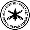 US Army Air Defense Artillery Fidus Ultra Finem Military Car or Truck Window Decal