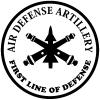 US Army Air Defense Artillery FIRST LINE OF DEFENSE Military Car or Truck Window Decal