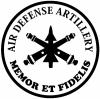 US Army Air Defense Artillery MEMOR ET FIDELIS Military Car or Truck Window Decal
