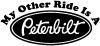 My Other Ride Is A Peterbilt Moto Sports Car Truck Window Wall Laptop Decal Sticker