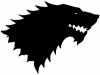 Game of Thrones House Stark Sigil Sci Fi Car or Truck Window Decal