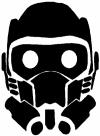 Guardians of the Galaxy Star Lord Mask Sci Fi Car or Truck Window Decal