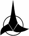 Star Trek Klingon Insignia Logo Sci Fi Car or Truck Window Decal