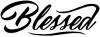 Christian Blessed Christian Car or Truck Window Decal
