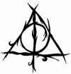 Deathly Hallows Harry Potter Sci Fi Car or Truck Window Decal