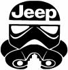 Jeep Star Wars Stormtrooper Jeeptrooper Off Road car-window-decals-stickers