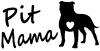 Pit Bull Mama Dog Animals car-window-decals-stickers