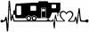 5th Fifth Wheel Camper Travel Trailer Heartbeat Lifeline Other Car or Truck Window Decal