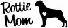 Rottie Mom Rottweiler Dog Animals car-window-decals-stickers