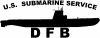 Balao Class Submarine Service Military Car or Truck Window Decal