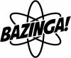 Bazinga Funny car-window-decals-stickers
