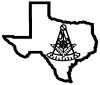 Texas Masonic Past Master Other Car or Truck Window Decal