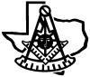 Texas Masonic Past Master 2 Other Car or Truck Window Decal
