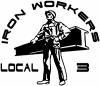 Iron Workers Local 3 Business Car Truck Window Wall Laptop Decal Sticker