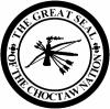 The Great Seal Of The Choctaw Nation Western car-window-decals-stickers