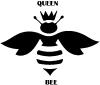Queen Bee Homey Bee Animals Car or Truck Window Decal