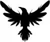 Raven Crow Animals Car or Truck Window Decal
