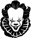 IT Clown Pennywise Gothic Halloween Car Truck Window Wall Laptop Decal Sticker