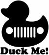 Duck Me Rubber Duck Off Road car-window-decals-stickers