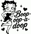 Betty Boop Opp A Doop Car Truck Vinyl Window Decal Sticker Cartoons Car or Truck Window Decal