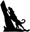Dog Barking up Tree Hunting And Fishing car-window-decals-stickers