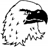 Eagle Head Animals Car or Truck Window Decal