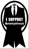 I Support Anonymous Special Orders Car Truck Window Wall Laptop Decal Sticker