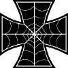 Chopper Iron Cross Spider Web