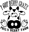 Berry Crazy At Phils Berry Farm Special Orders Car Truck Window Wall Laptop Decal Sticker