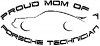 Proud Mom Porsche Technician Special Orders Car Truck Window Wall Laptop Decal Sticker