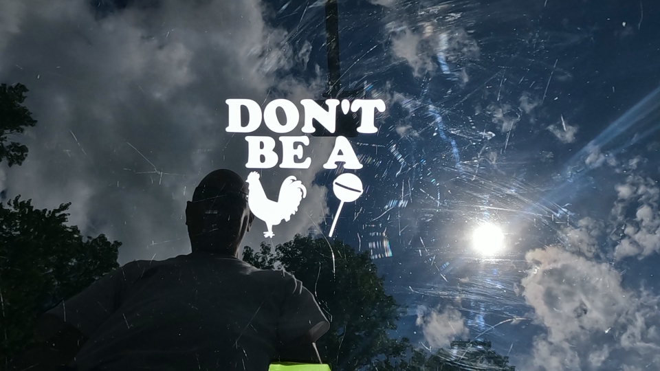 Don't Be A Cock Sucker Car or Truck Window Decal Sticker Video